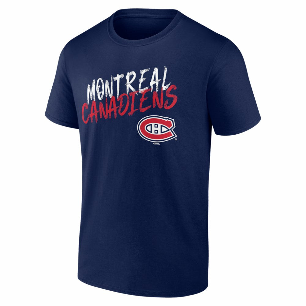 Montreal Canadiens Big & Tall Hustle Personalized Name & Number T-Shirt - Navy - NHL 203921055