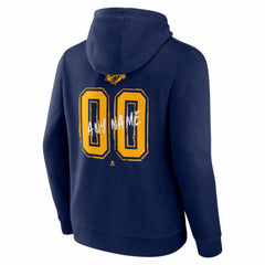 Nashville Predators Hustle Personalized Name & Number Hoodie - Navy - NHL 203921063