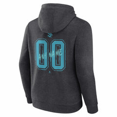 Seattle Kraken Hustle Personalized Name & Number Hoodie - Charcoal - NHL 203921106