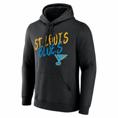 St. Louis Blues Hustle Personalized Name & Number Hoodie - Black - NHL 203921112