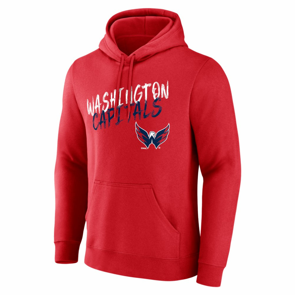 Washington Capitals Hustle Personalized Name & Number Hoodie - Red - NHL 203921138