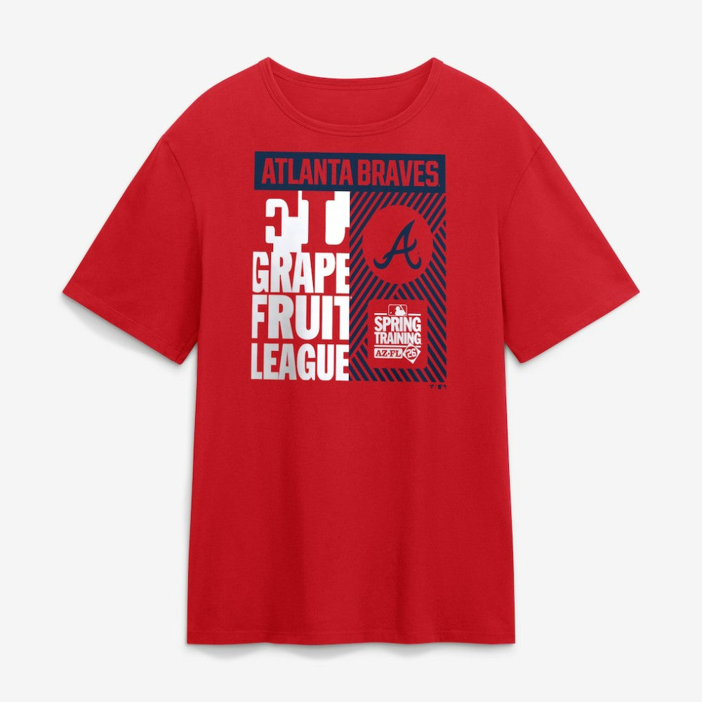Atlanta Braves 2026 Spring Training True Icon T-Shirt - Red - MLB Sale
