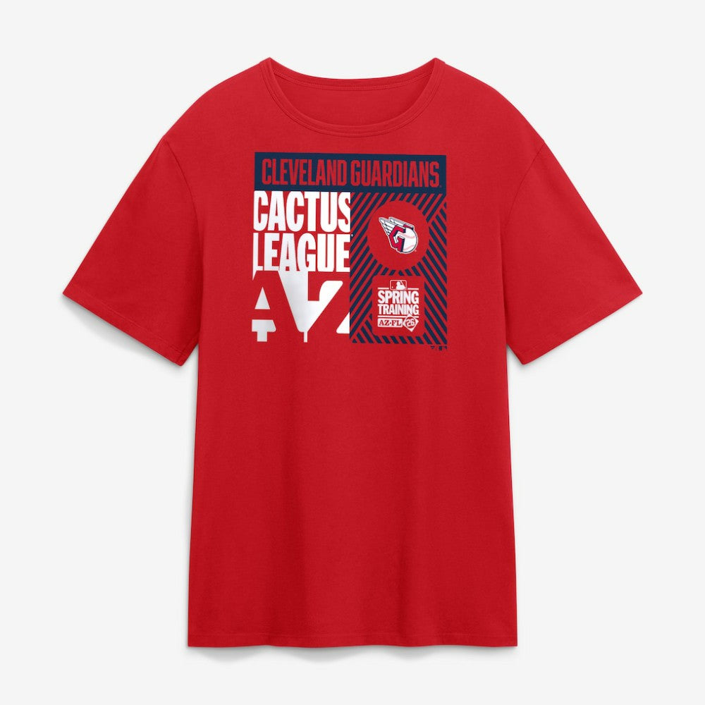 Cleveland Guardians 2026 Spring Training True Icon T-Shirt - Red - MLB Lifestyle