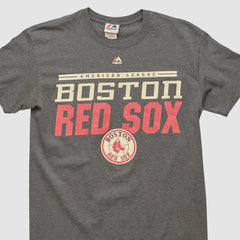 Boston Red Sox Majestic 2000s T-shirt - Dark Heather Gray - Vintage - Fanatics Sale