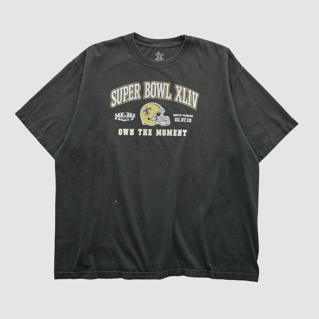 Fanatics New Orleans Saints 2010 T-shirt Black Vintage