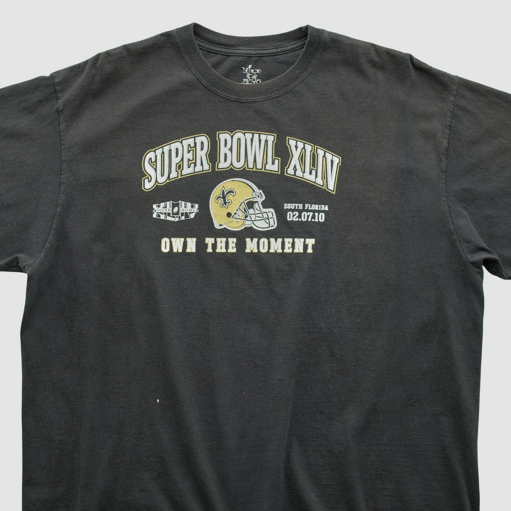 Fanatics New Orleans Saints 2010 T-shirt Black Vintage