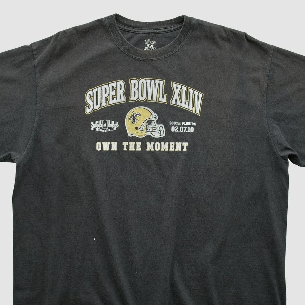 Fanatics New Orleans Saints 2010 T-shirt Black Vintage