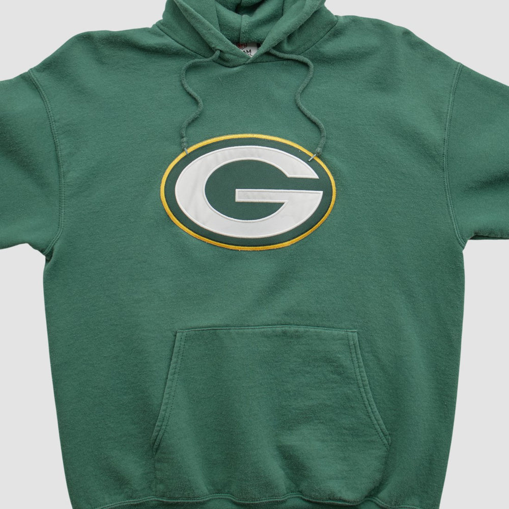 Fanatics Green Bay Packers NFL 2010s Hooded Pullover Sweatshirt Green Vintage