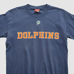 Fanatics Miami Dolphins NFL 2000s Long Sleeve T-shirt Navy Vintage
