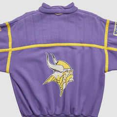 Fanatics Minnesota Vikings 90s 1/4 Zip Sweatshirt Purple Vintage