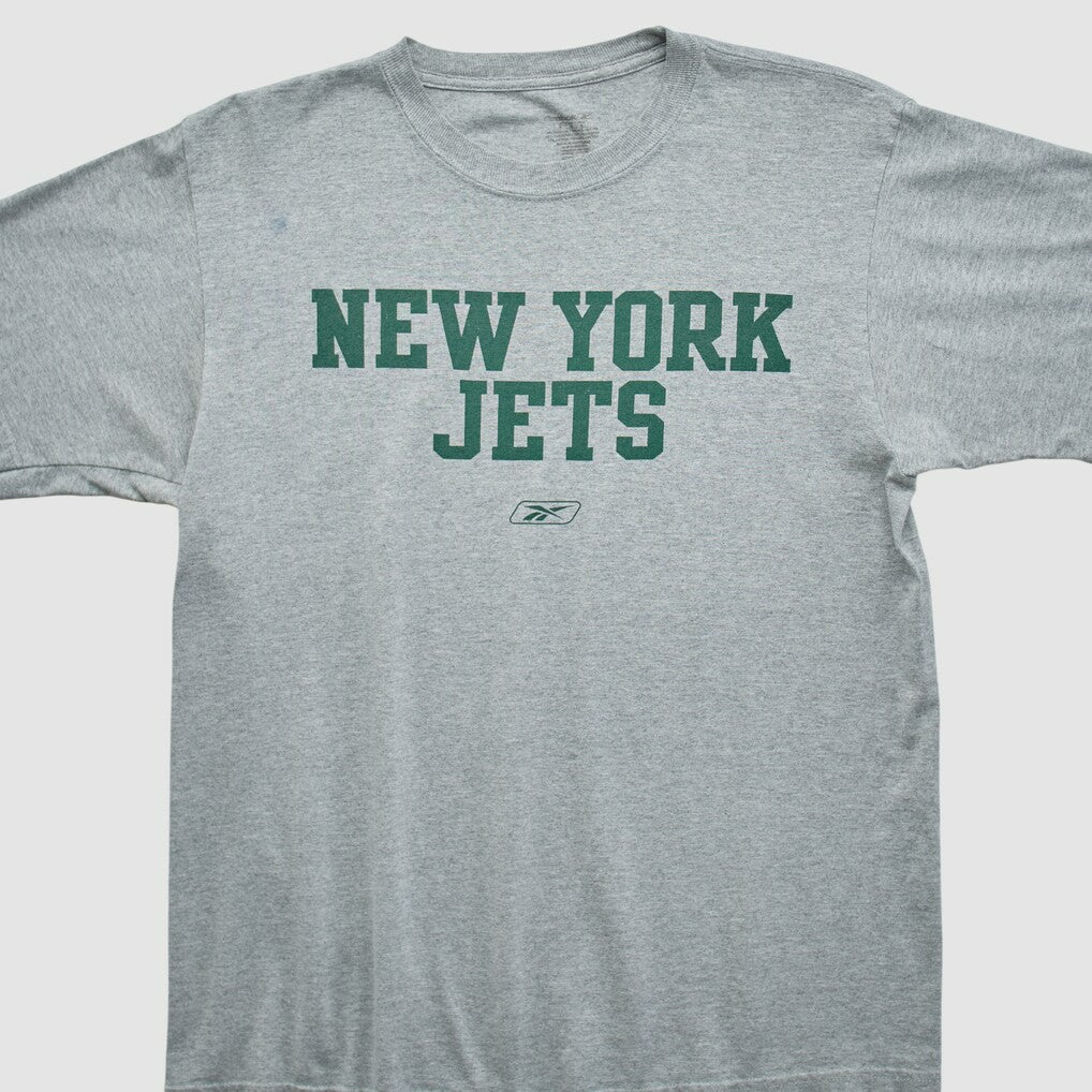 Fanatics New York Jets Reebok 2000s T-shirt Heather Gray Vintage