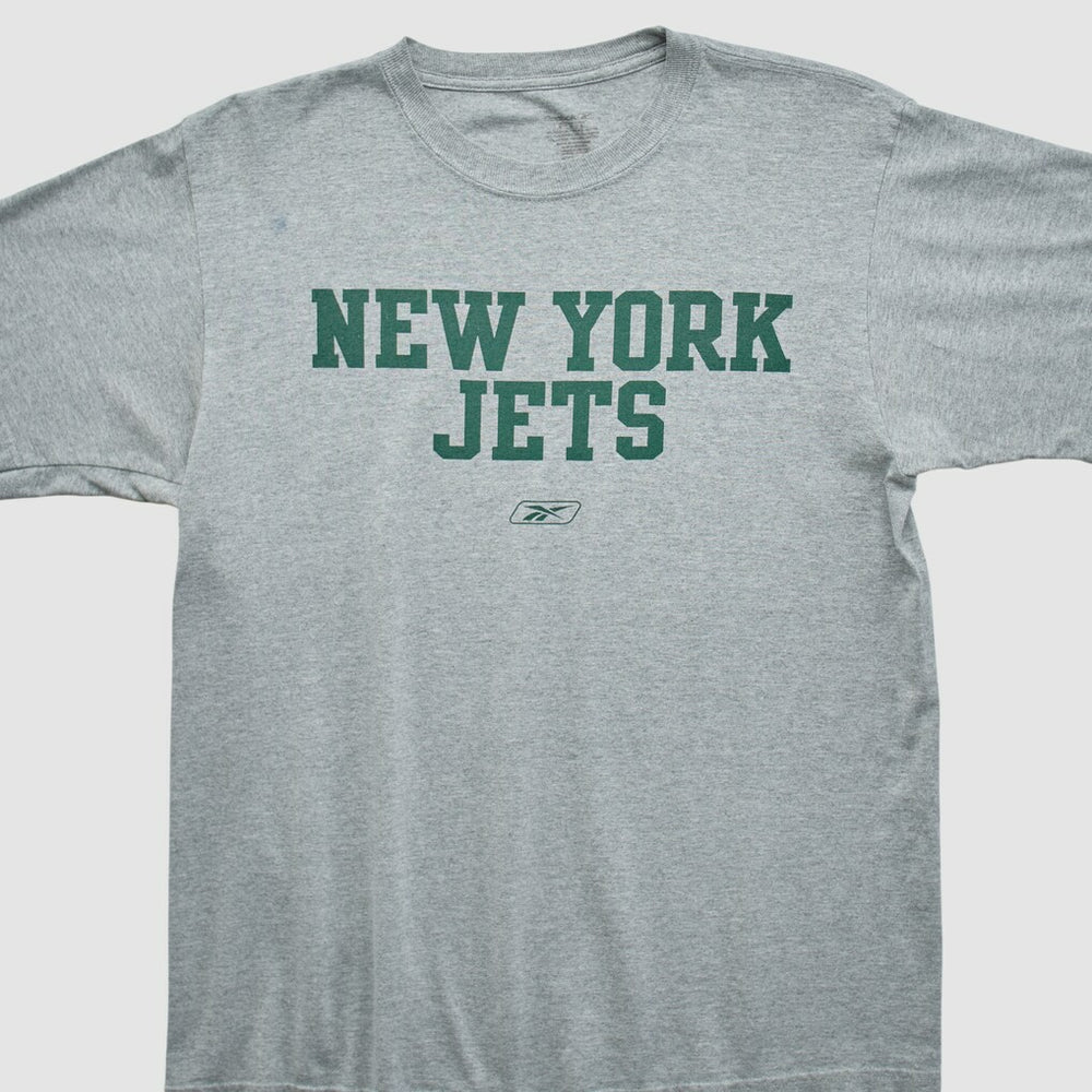 Fanatics New York Jets Reebok 2000s T-shirt Heather Gray Vintage