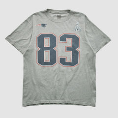 Fanatics New England Patriots Reebok 2012 T-shirt Heather Gray Vintage