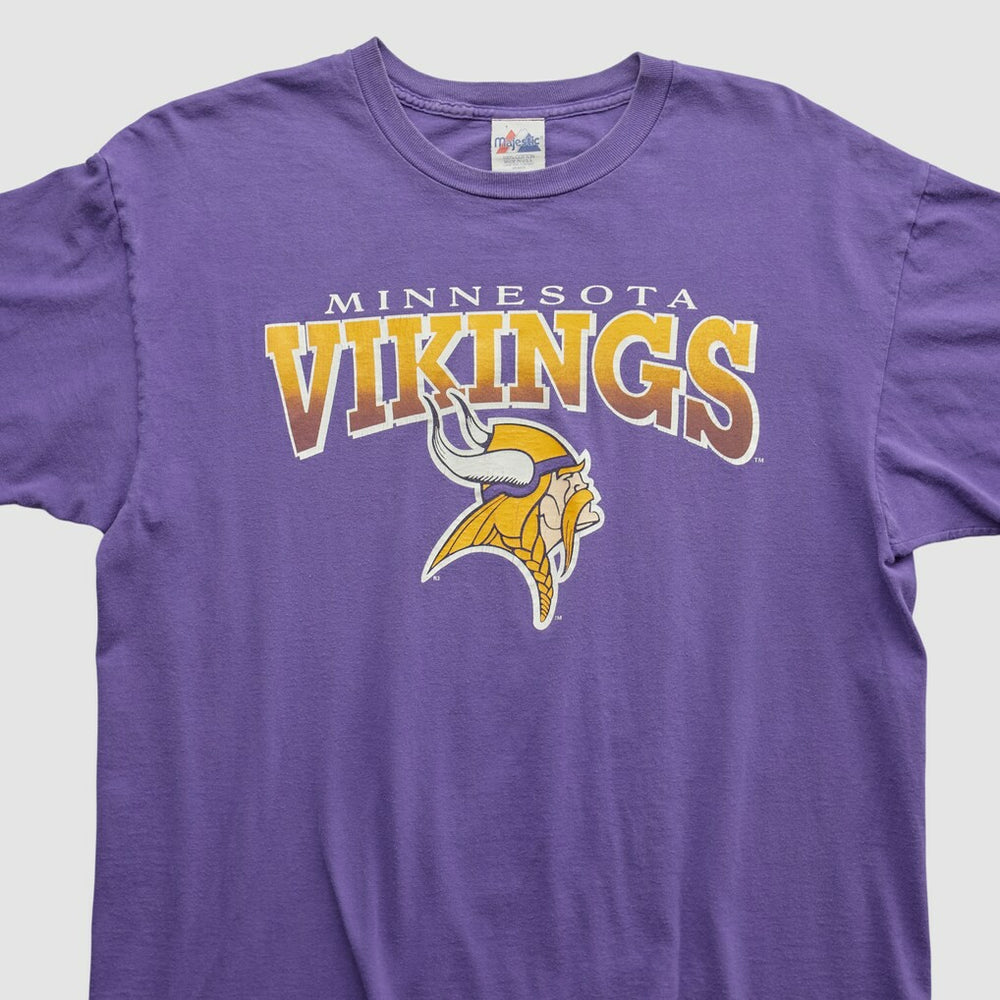 Fanatics Minnesota Vikings Majestic 2000s T-shirt Purple Vintage