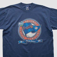 Atlanta Braves Pro Player 1999 T-shirt - Navy - 2XVintage - Fanatics Discount
