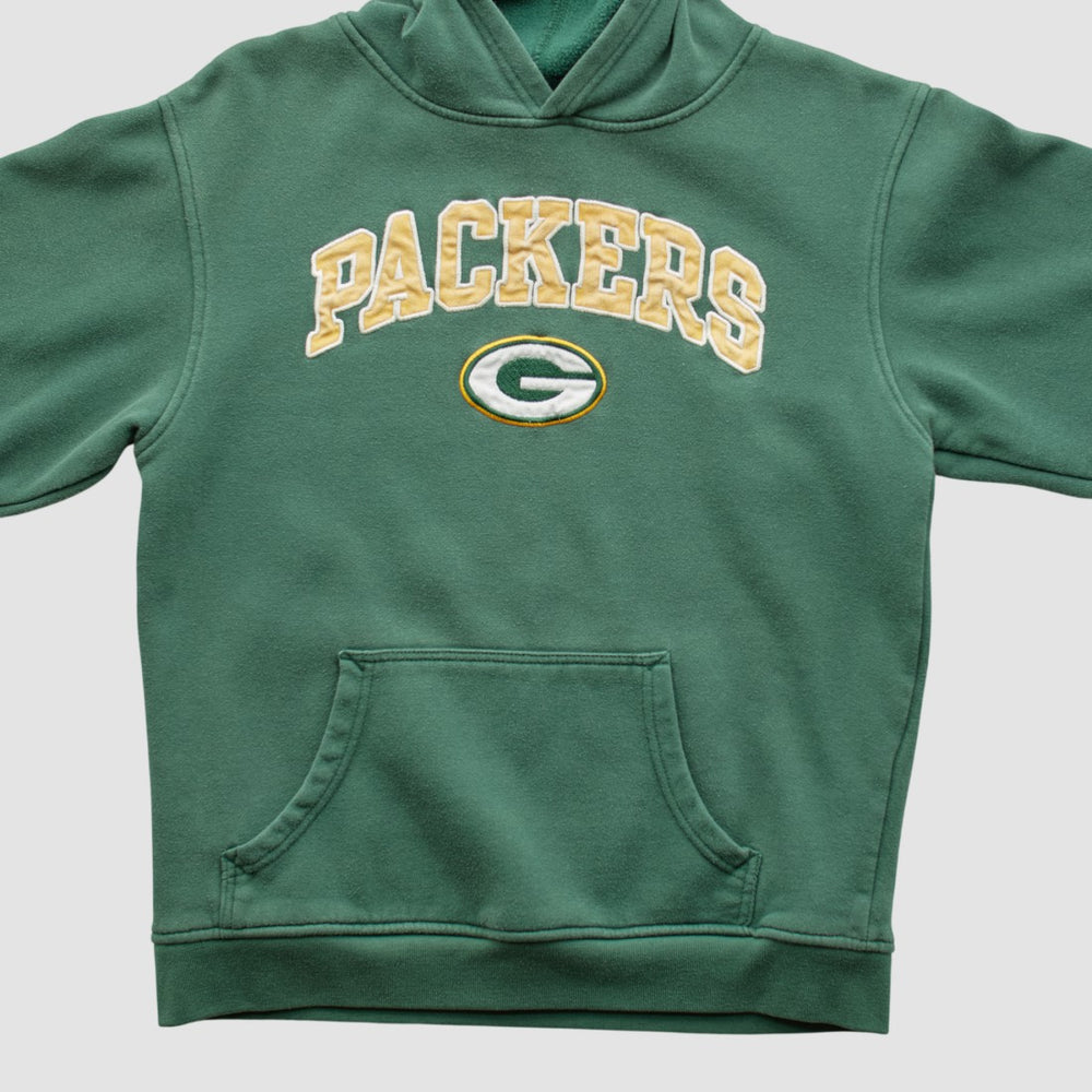 Fanatics Green Bay Packers NFL 2000s Hooded Pullover Sweatshirt Green Vintage