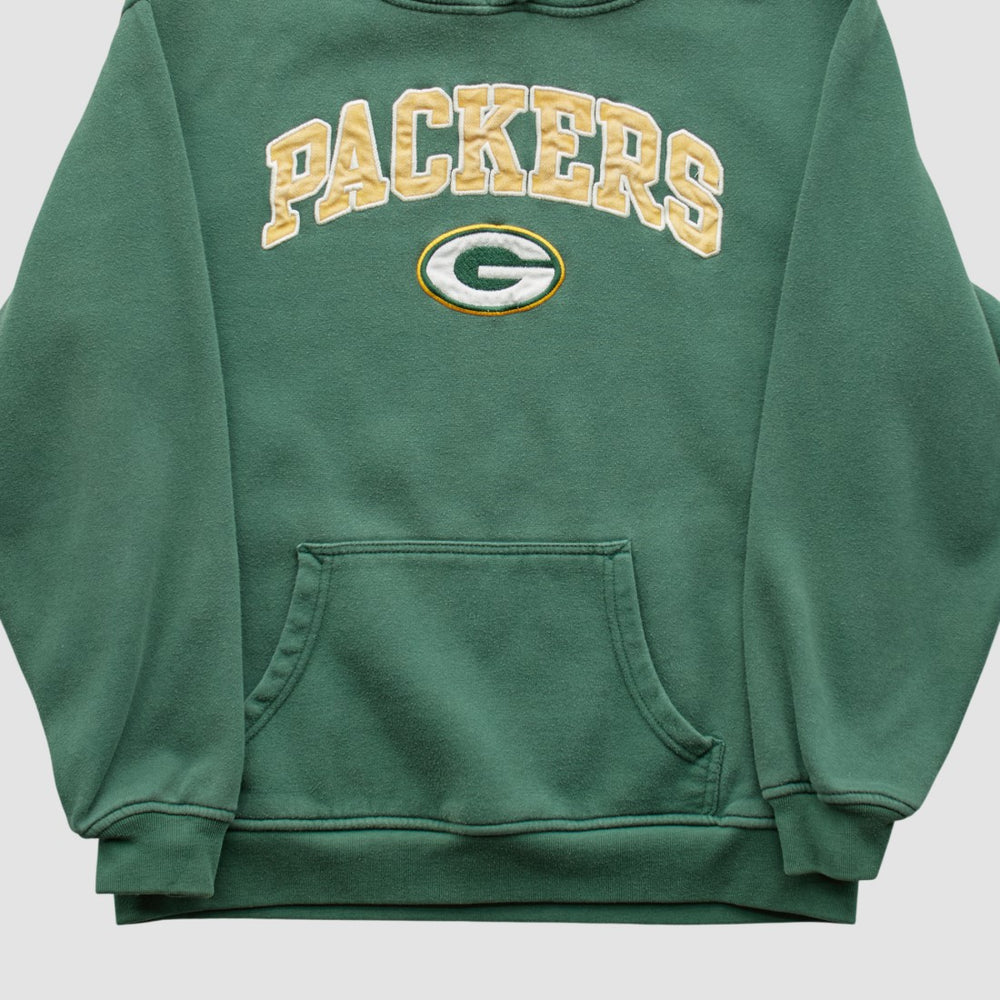 Fanatics Green Bay Packers NFL 2000s Hooded Pullover Sweatshirt Green Vintage