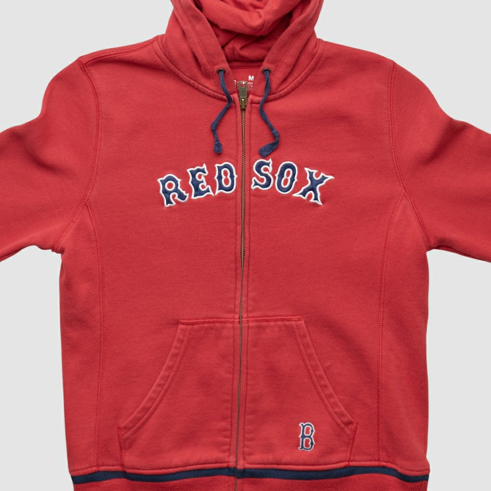 Boston Red Sox Nike 2000s Hooded Full Zip Sweatshirt - Red - XVintage - Nike Online