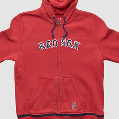 Boston Red Sox Nike 2000s Hooded Full Zip Sweatshirt - Red - XVintage - Nike Online
