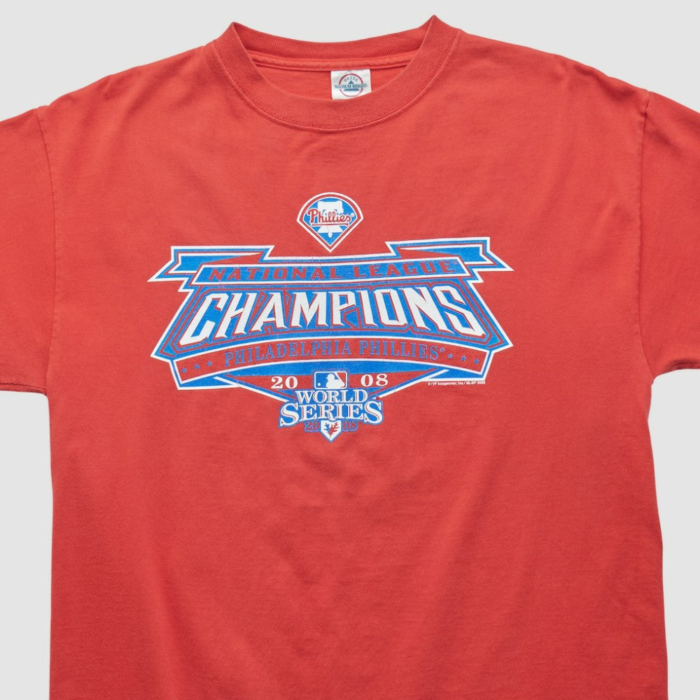 MLB World Series Delta 2008 T-shirt - Red - Vintage - Fanatics Online