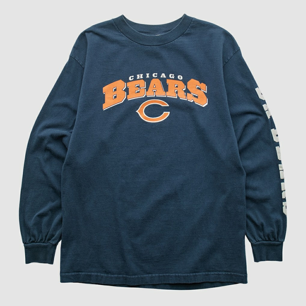 Fanatics Chicago Bears NFL 2000s Long Sleeve T-shirt Navy Vintage