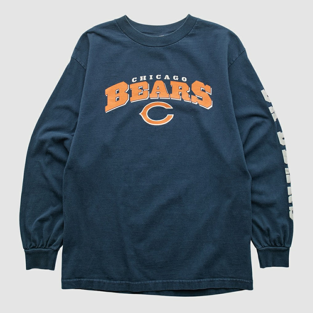 Fanatics Chicago Bears NFL 2000s Long Sleeve T-shirt Navy Vintage