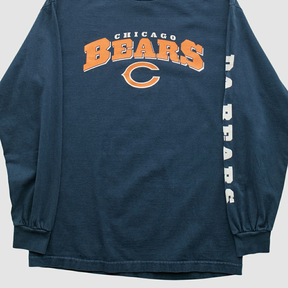 Fanatics Chicago Bears NFL 2000s Long Sleeve T-shirt Navy Vintage
