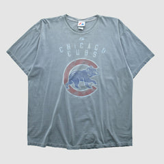 Chicago Cubs Majestic 2000s T-shirt - Gray - Vintage - Fanatics Discount