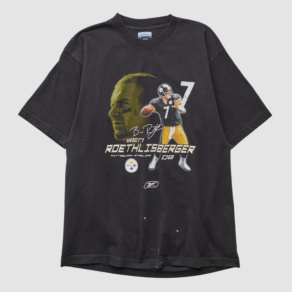 Fanatics Pittsburgh Steelers Reebok 2008 T-shirt Charcoal Vintage