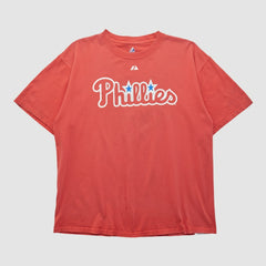 Philadelphia Phillies Majestic 2000s T-shirt - Red - XVintage - Fanatics Online