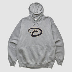 Arizona Diamondbacks Majestic 2000s Hooded Pullover Sweatshirt - Heather Gray - Vintage - Fanatics Online