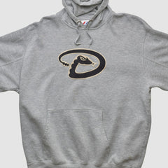 Arizona Diamondbacks Majestic 2000s Hooded Pullover Sweatshirt - Heather Gray - Vintage - Fanatics Online