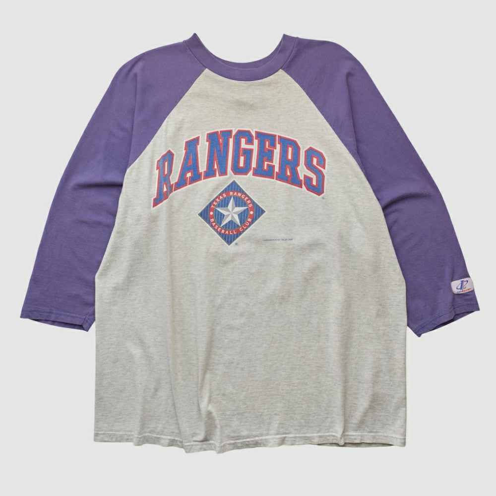 Texas Rangers Logo Athletic T-shirt - Heather Gray - 2XVintage - Fanatics Online