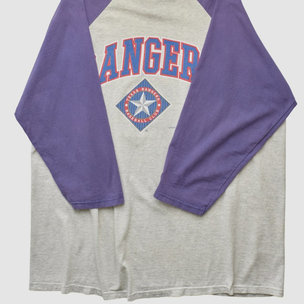Texas Rangers Logo Athletic T-shirt - Heather Gray - 2XVintage - Fanatics Online