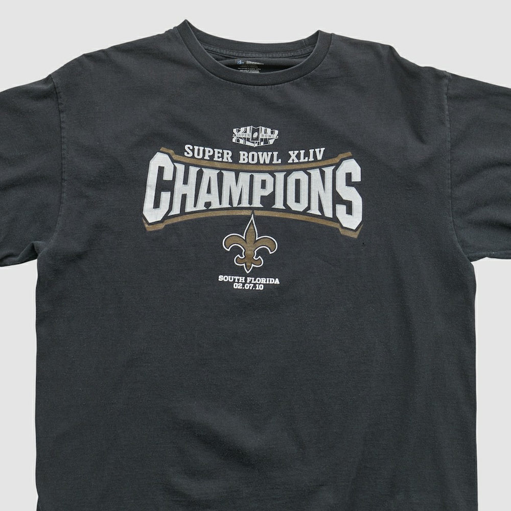 Fanatics New Orleans Saints NFL 2010 T-shirt Black Vintage
