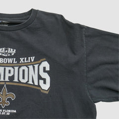 Fanatics New Orleans Saints NFL 2010 T-shirt Black Vintage