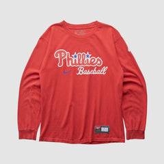 Philadelphia Phillies Nike 2000s Long Sleeve T-shirt - Red - Vintage - Nike Discount