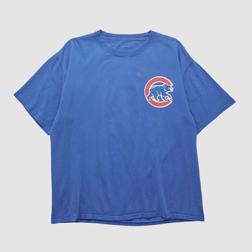 Chicago Cubs Majestic 2008 T-shirt - Blue - XVintage - Fanatics on Sale
