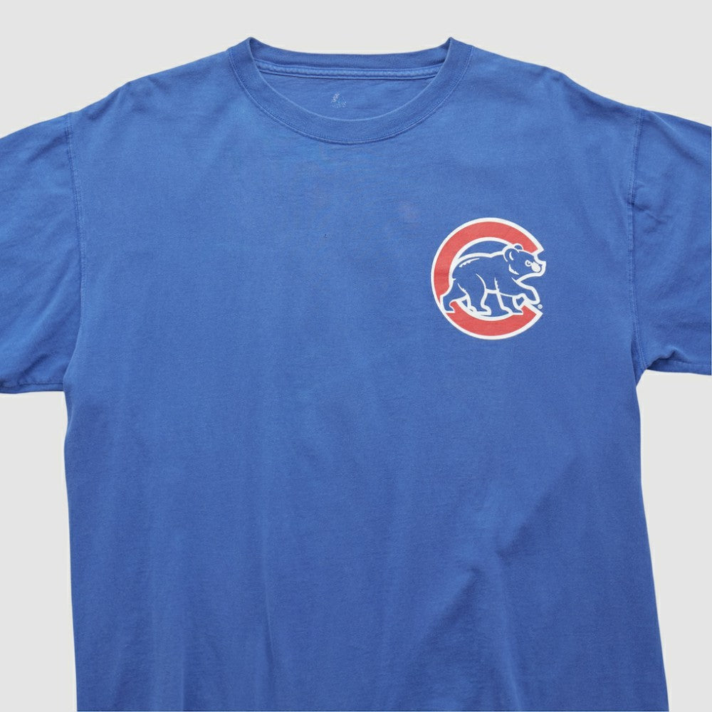 Chicago Cubs Majestic 2008 T-shirt - Blue - XVintage - Fanatics on Sale