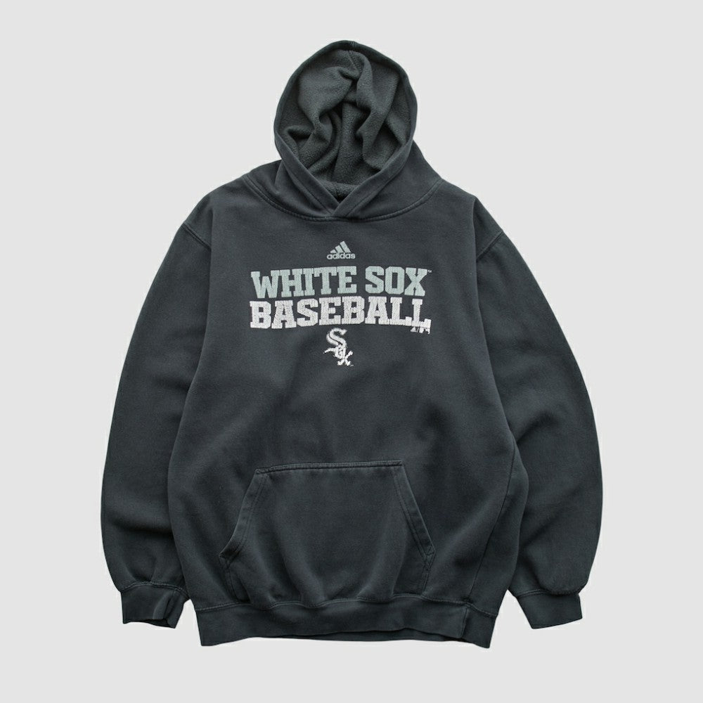 Chicago White Sox Adidas 2010s Hooded Pullover Sweatshirt - Charcoal - XVintage - Fanatics Discount