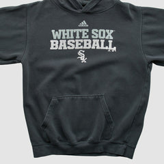 Chicago White Sox Adidas 2010s Hooded Pullover Sweatshirt - Charcoal - XVintage - Fanatics Discount