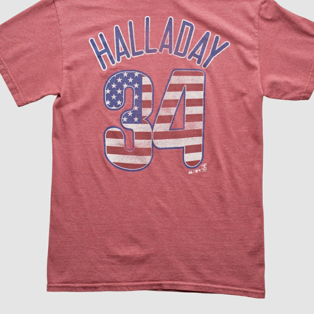 Philadelphia Phillies Majestic 2000s T-shirt - Red - Vintage - Fanatics Sale