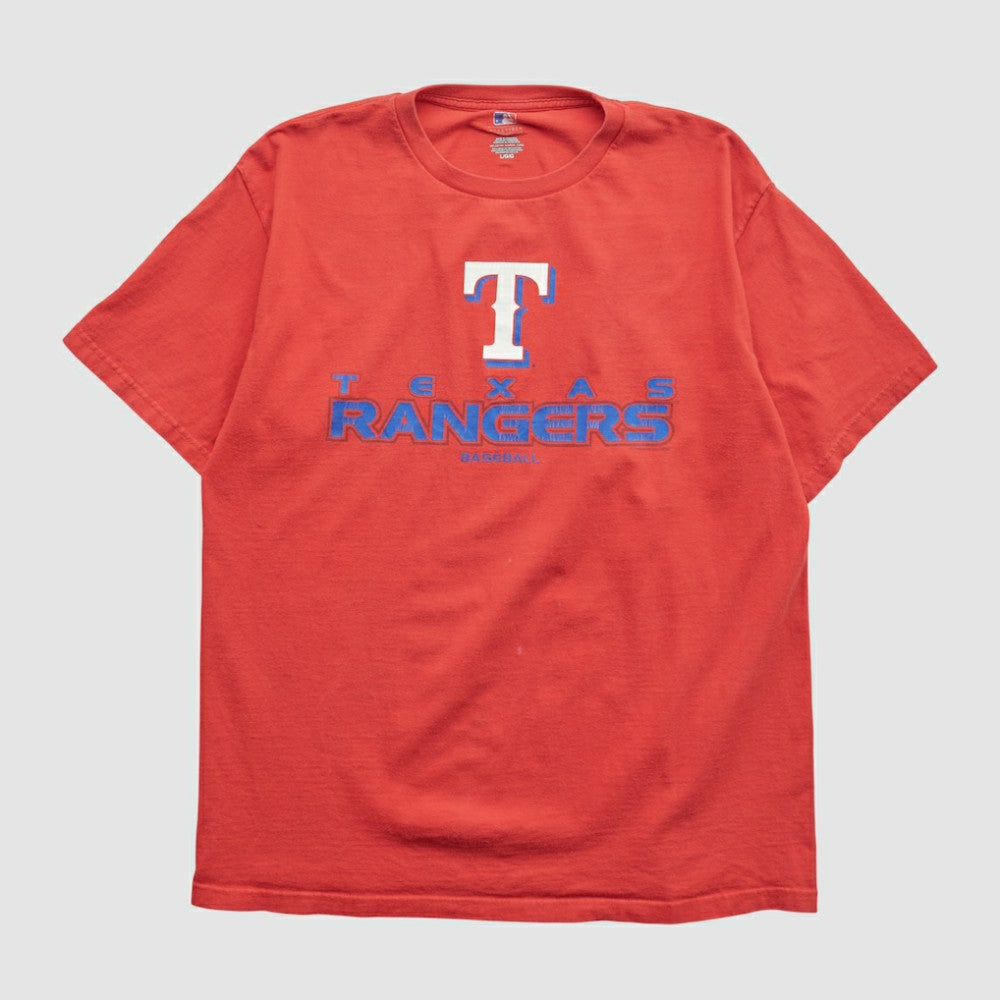 Texas Rangers Genuine Merchandise 2000s T-shirt - Red - Vintage - Fanatics on Sale