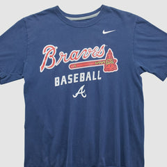 Atlanta Braves Nike 2010s T-shirt - Navy - Vintage - Nike Discount