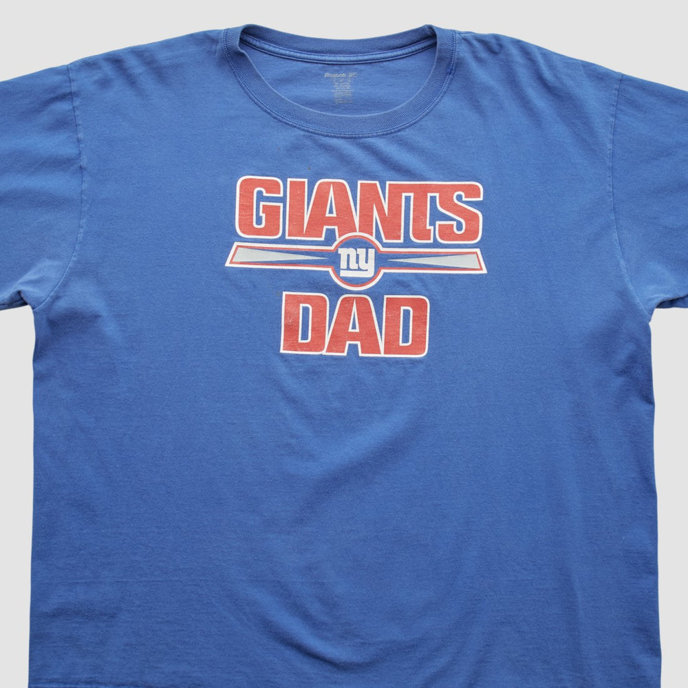 Fanatics New York Giants Reebok T-shirt Blue Vintage