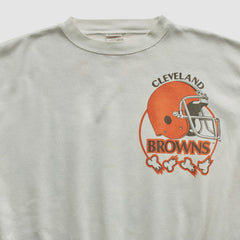 Fanatics Cleveland Browns Chalk Line 90s Pullover Sweatshirt White Vintage