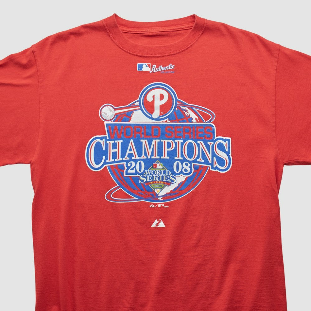 Philadelphia Phillies 2008 T-shirt - Red - Vintage - Fanatics on Sale