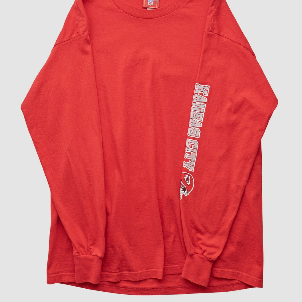 Fanatics Kansas City Chiefs NFL 2000s Long Sleeve T-shirt Red Vintage