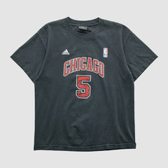 Chicago Bulls 2010s T-shirt for sale Black Vintage | Adidas outlet