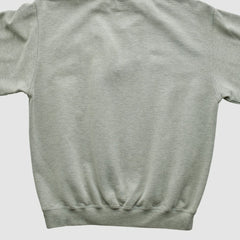 Fanatics Pittsburgh Steelers Lee Sport 90s 1/4 Zip Sweatshirt Heather Gray Vintage